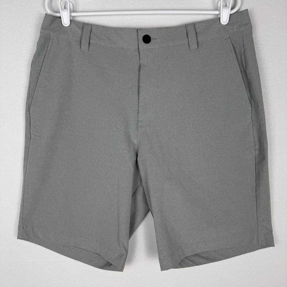 Banana Republic Chino Shorts Mens‎ 36 Light Grey Stretch Waist Lightweight Golf